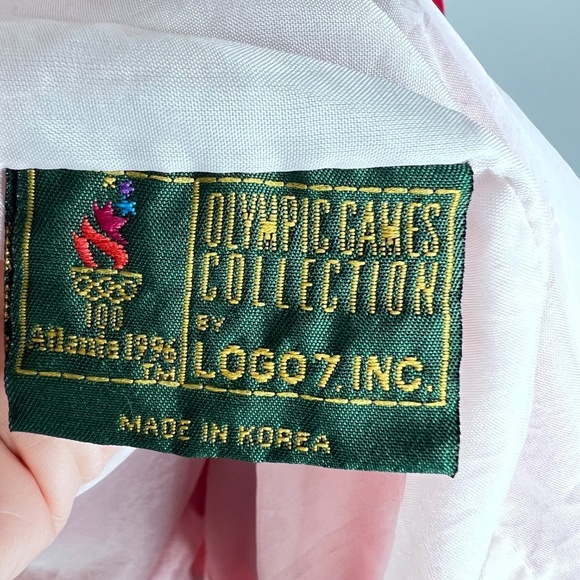 Vintage 1996 Atlanta Olympics Official Sweatsuit Embroidered Jacket XL - Picture 7 of 8